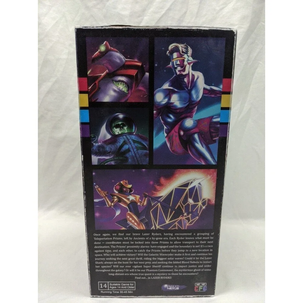 Greater Than Games Lazer Riderz Board Game Complete